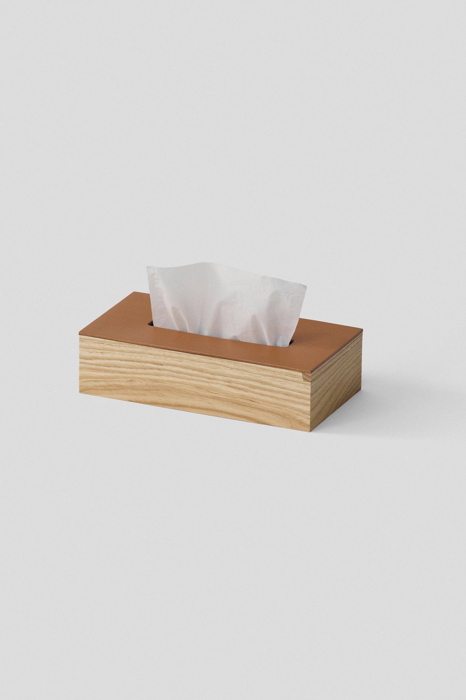 Flap tissue box