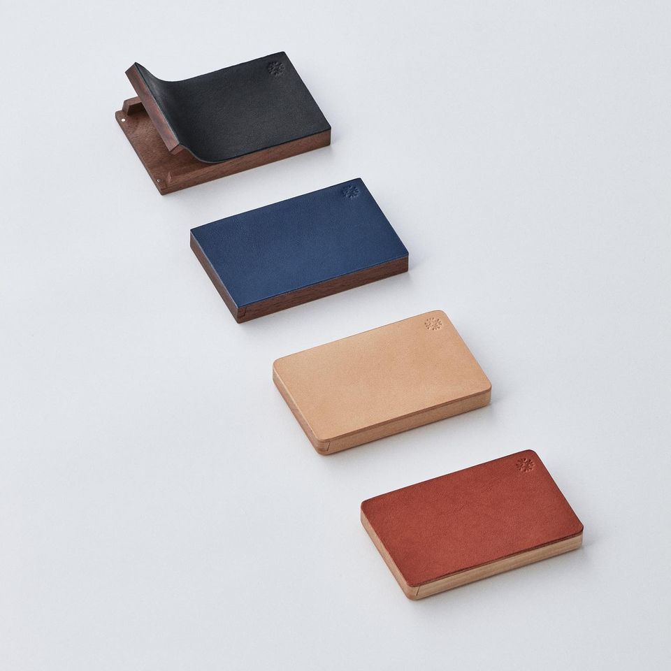 Flap card case