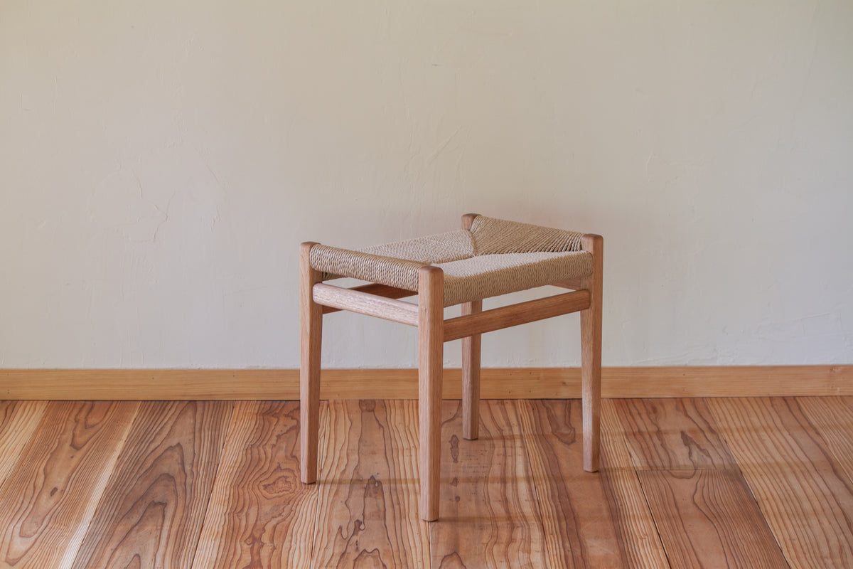 paper code stool kurumi｜ペーパーコードスツール クルミ