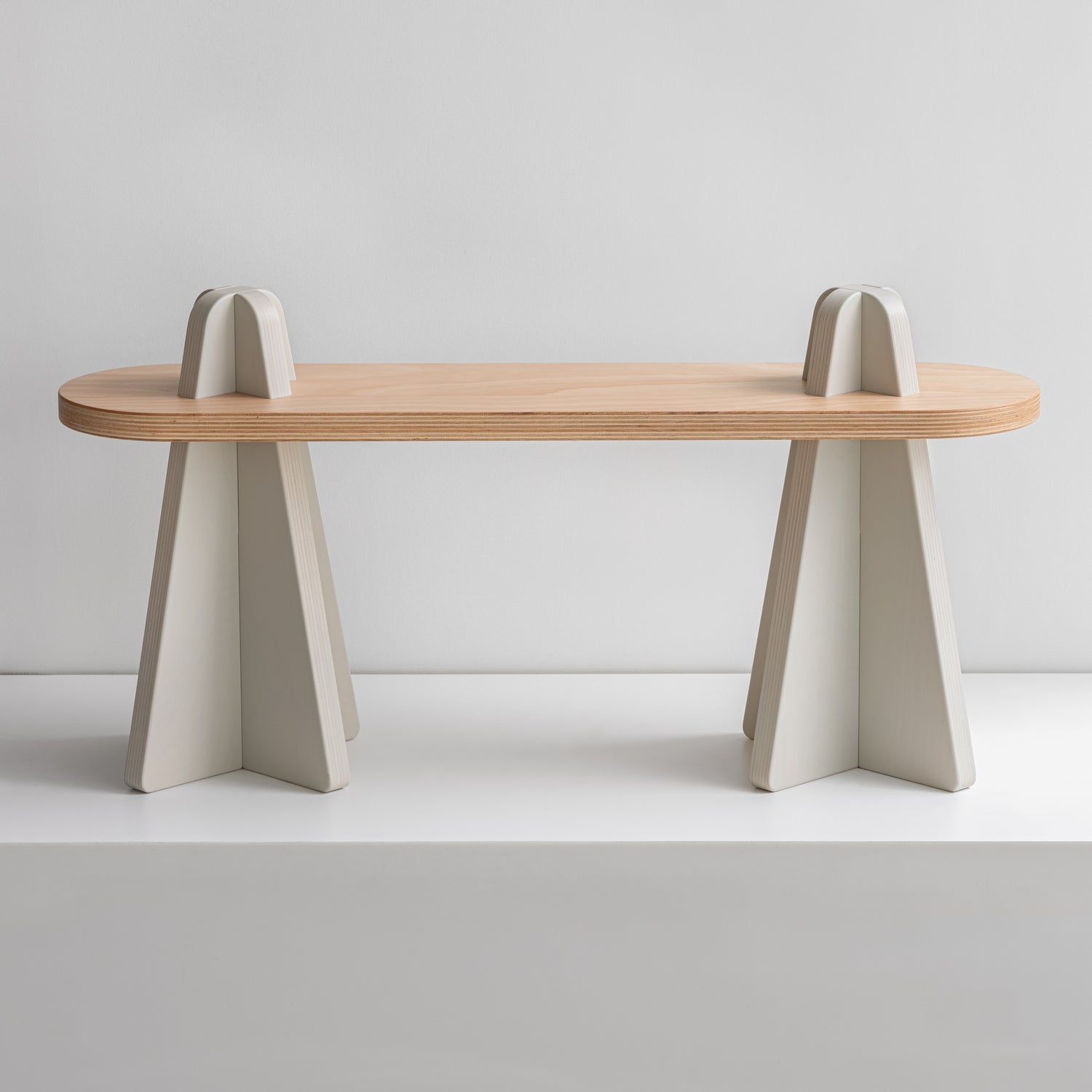 DECK TYPE - TWO　TOP : NATURAL × LEG : GRAY