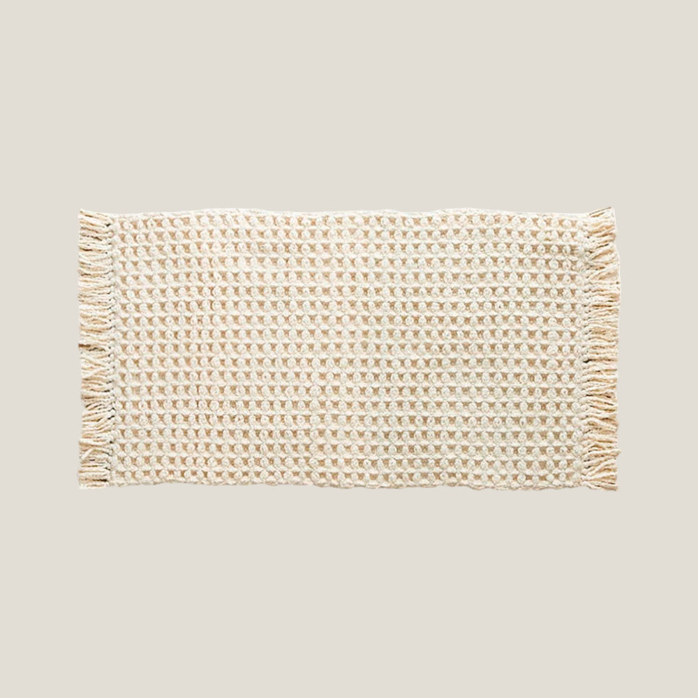 ワーフル 50x80cm アイボリー